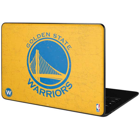 NBA Golden State Warriors Distressed Google Pixelbook Go Skin